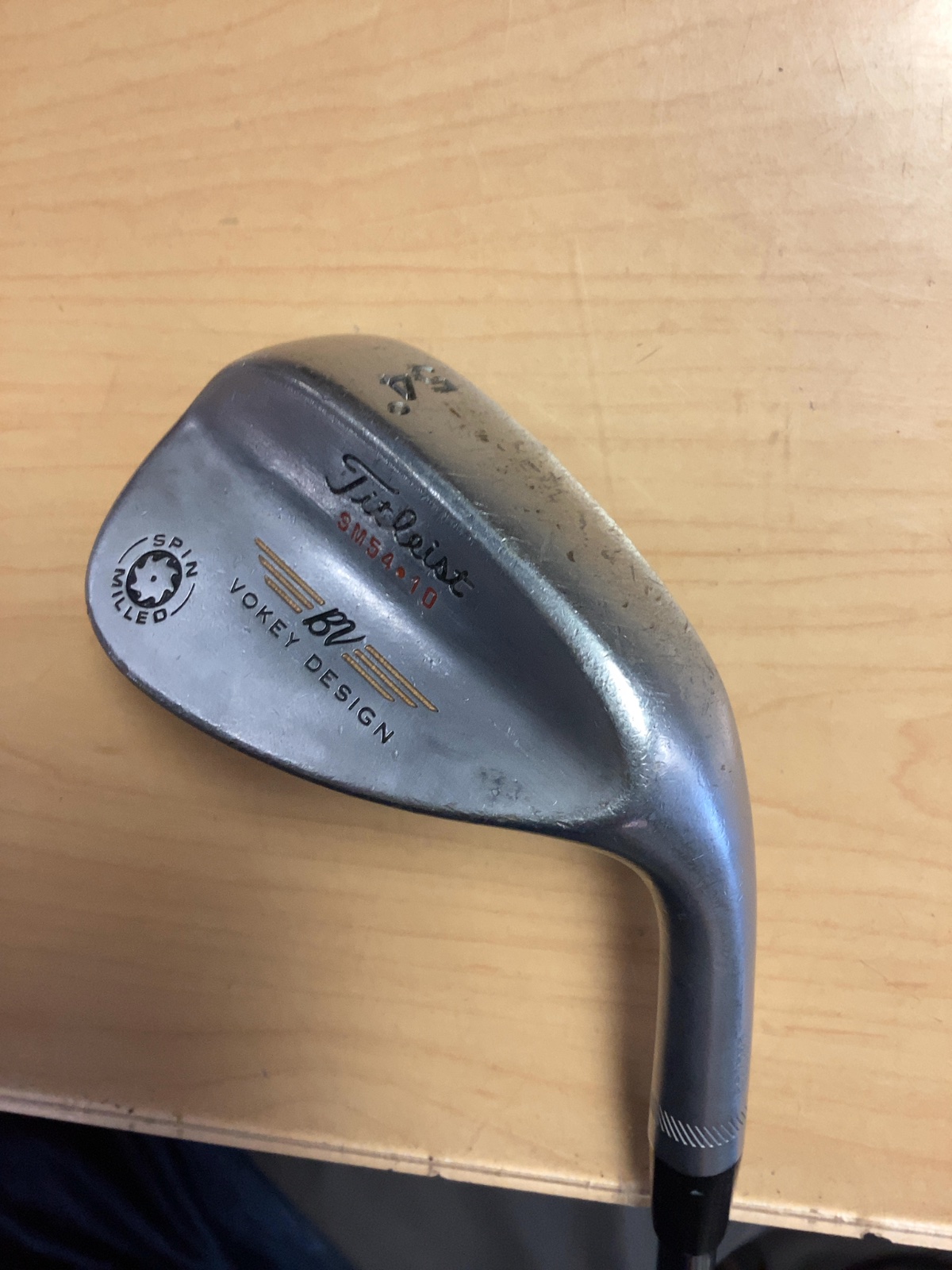 Titleist Vokey Design Spin Milled SM54.10 Wedge Good 54°