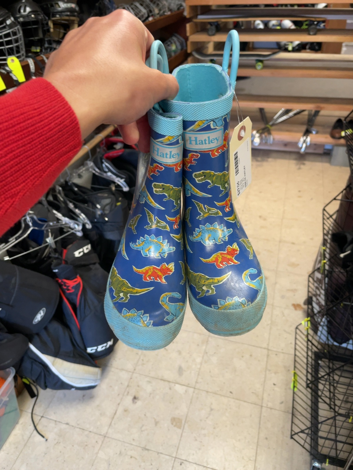 Hatley Dinos Size 11C Rain Boots