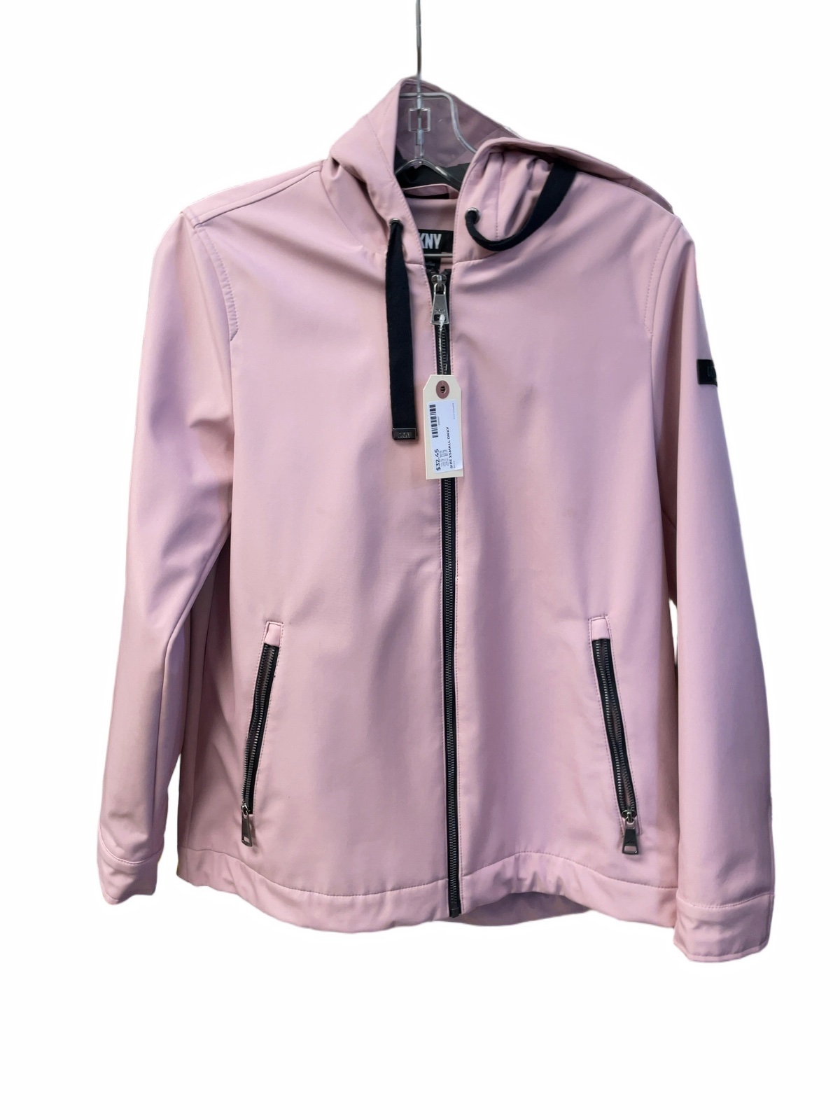 DKNY Size XS Hooded Rain Jacket
