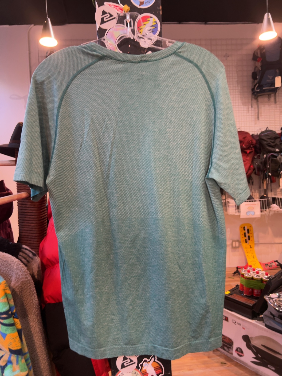 Lululemon Metal Vent Tech Short Sleeve T-Shirt Heathered Teal Good M