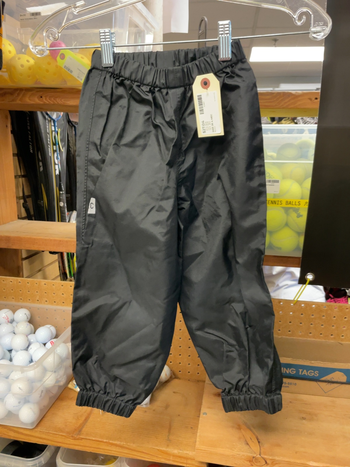 MEC Rain Pants JR 4 Black