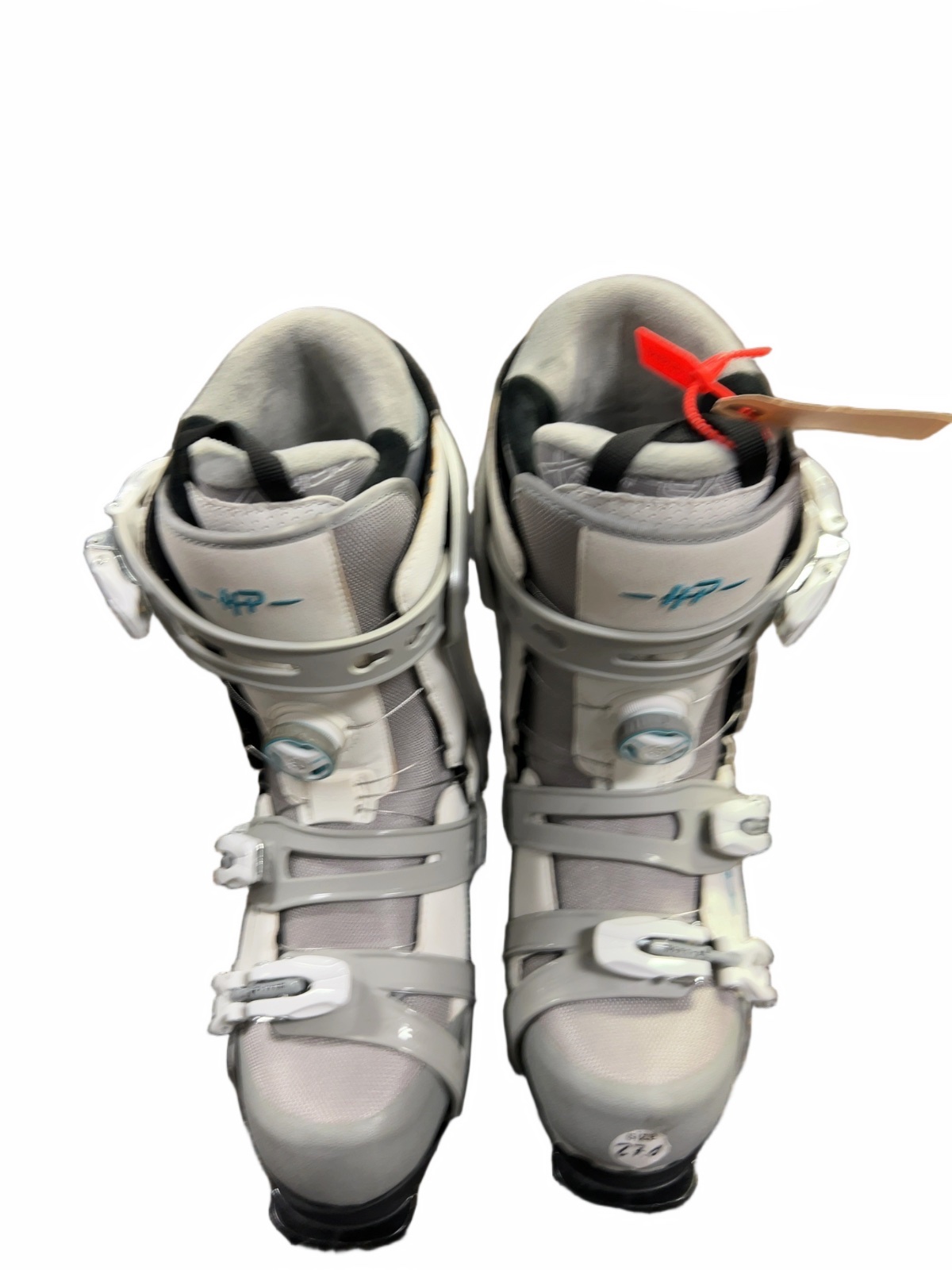 Apex HP Ski Boots White / Grey Good Size 27.0 - image 1