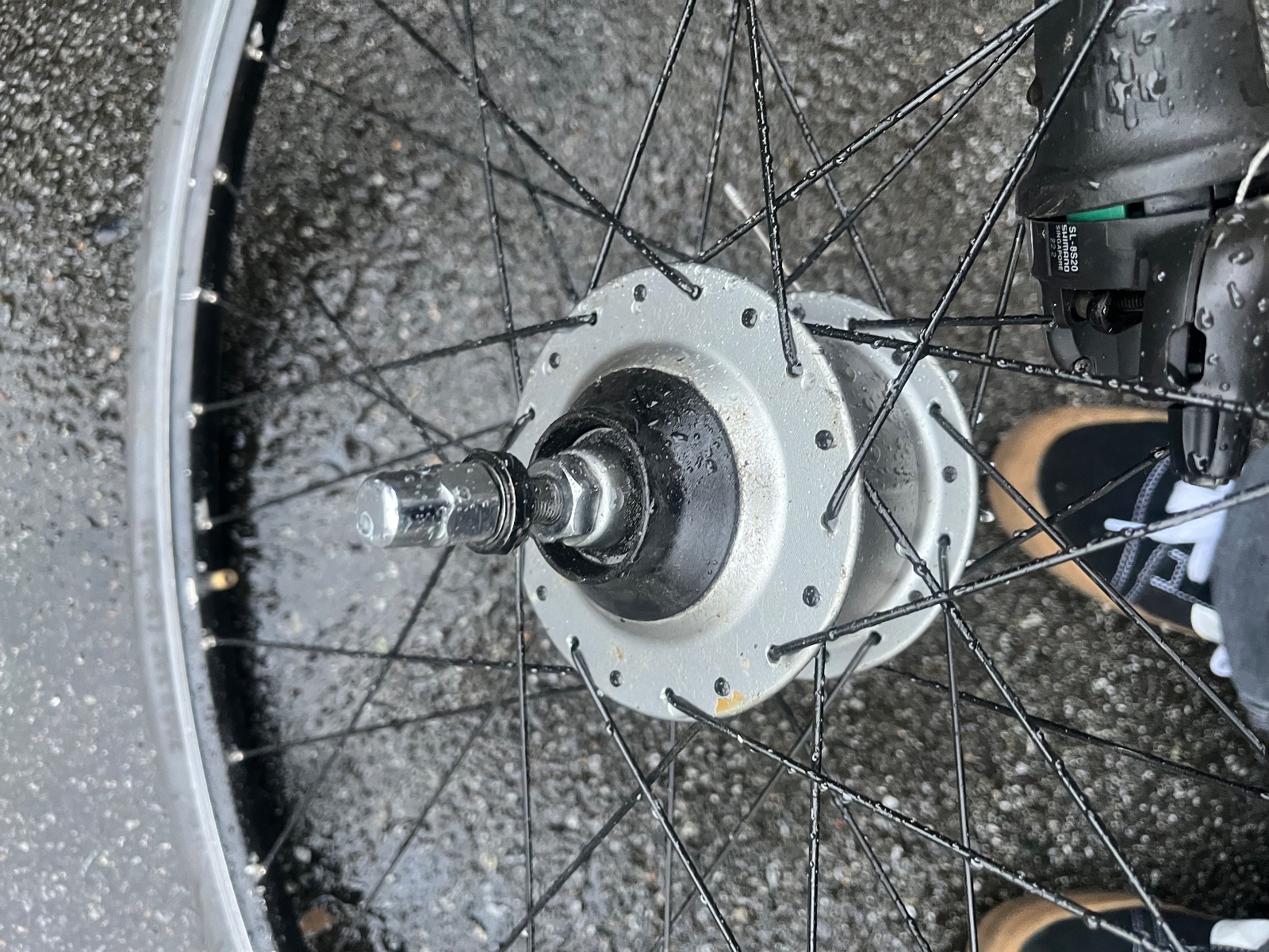 Shimano Nexus Rear Wheel With 8-Speed Internal Hub and Shifter 700C 10x141 QR