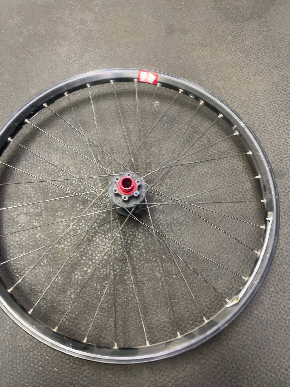 Transition Front Wheel 6-Bolt Disc Brake Black Good 26" 20x110 TA