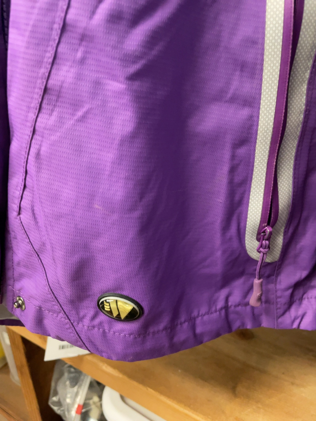 Wetskins X-Treme Series Size Small Hooded Rain Jacket Purple