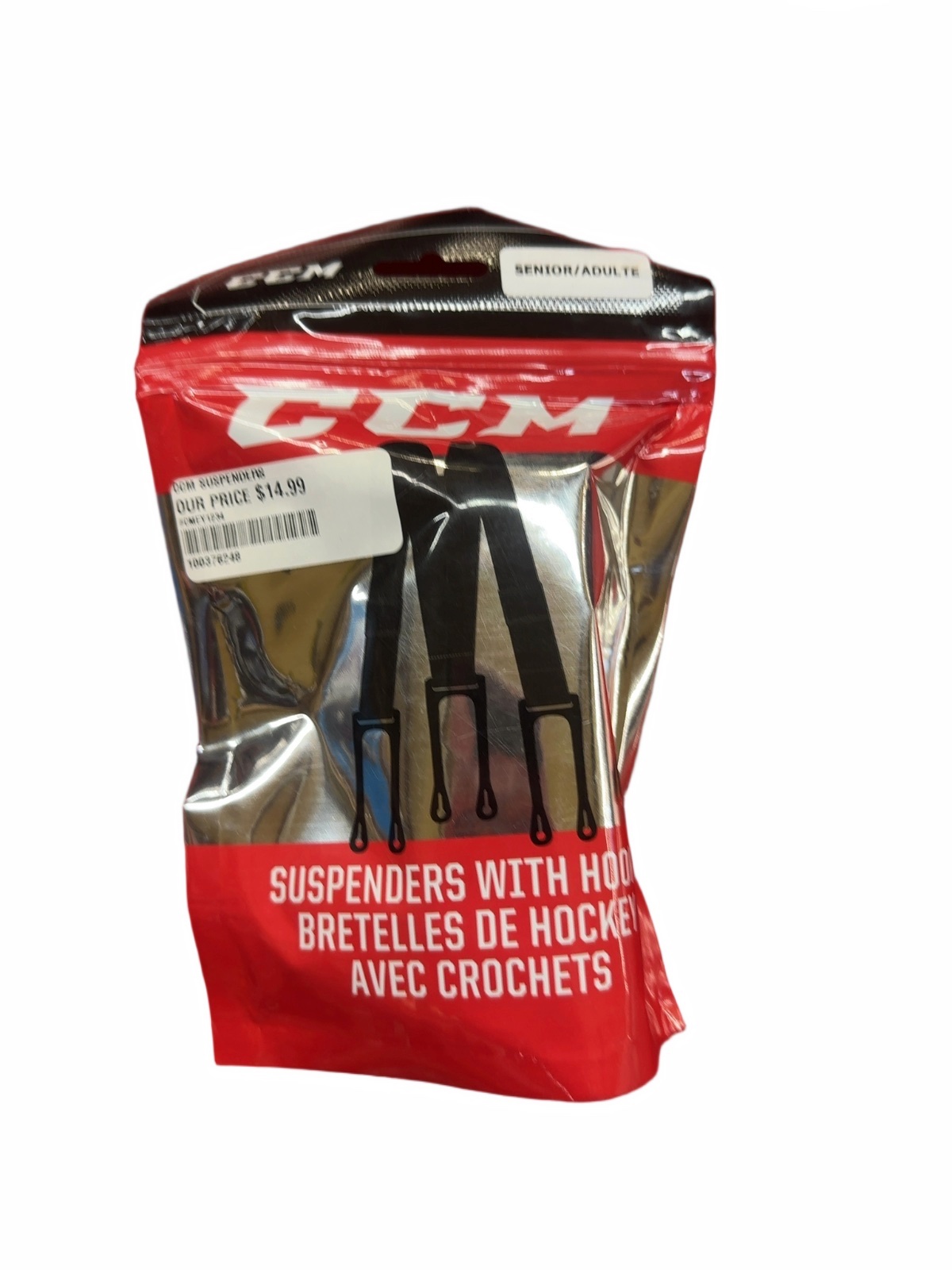 CCM Senior Hockey Suspenders With Hooks - image 1