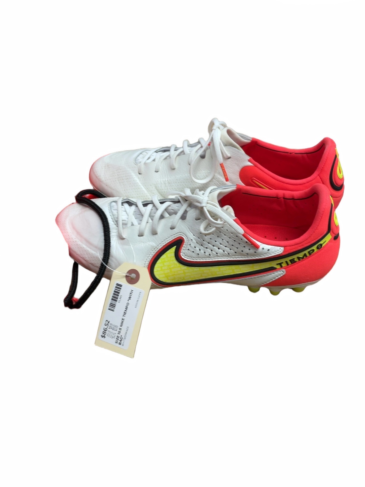 Nike Tiempo Legend Soccer Cleats Size 10.5 With Bag - image 1