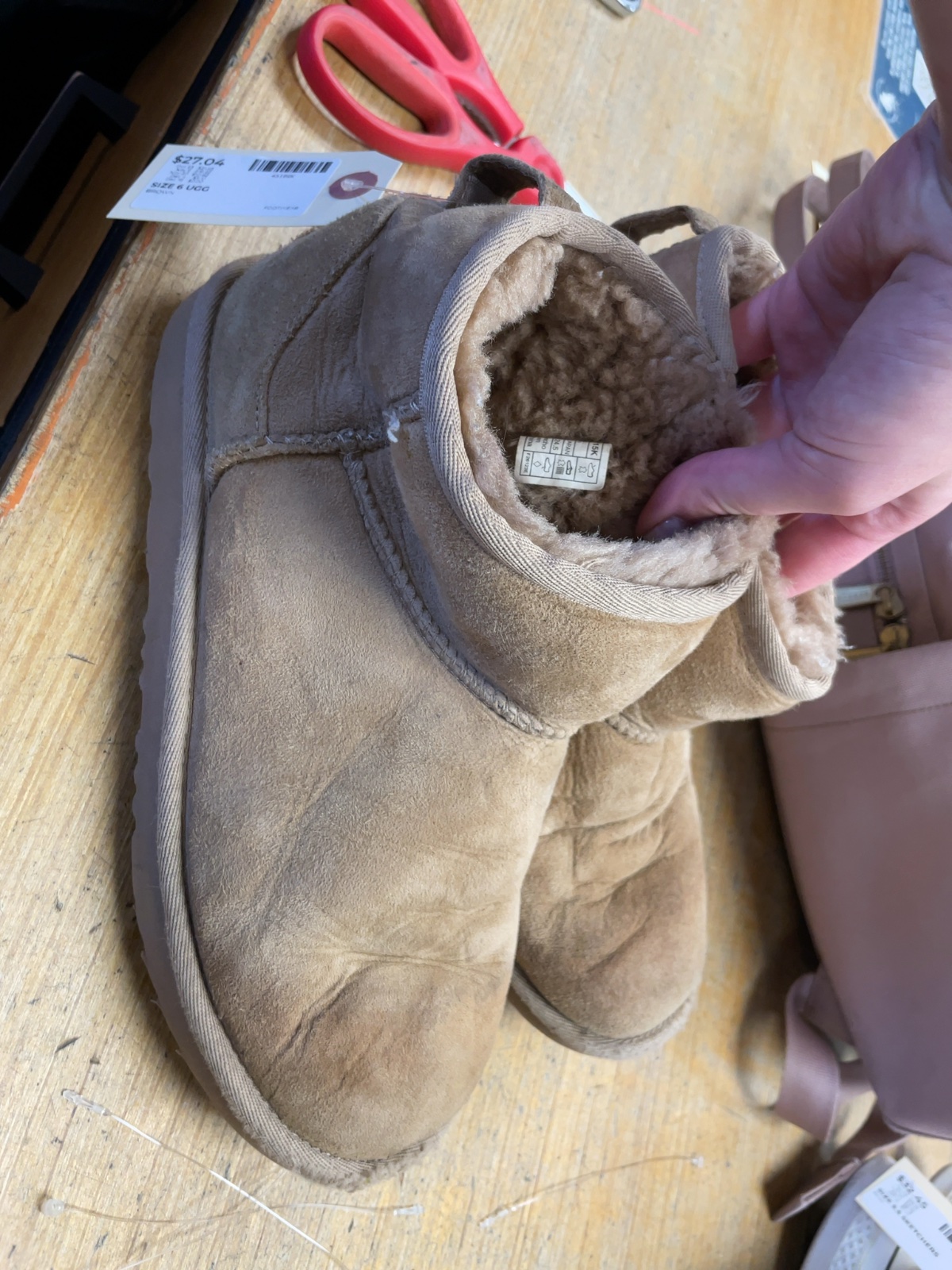 UGG Classic Ultra Mini Size 6 Brown Boots