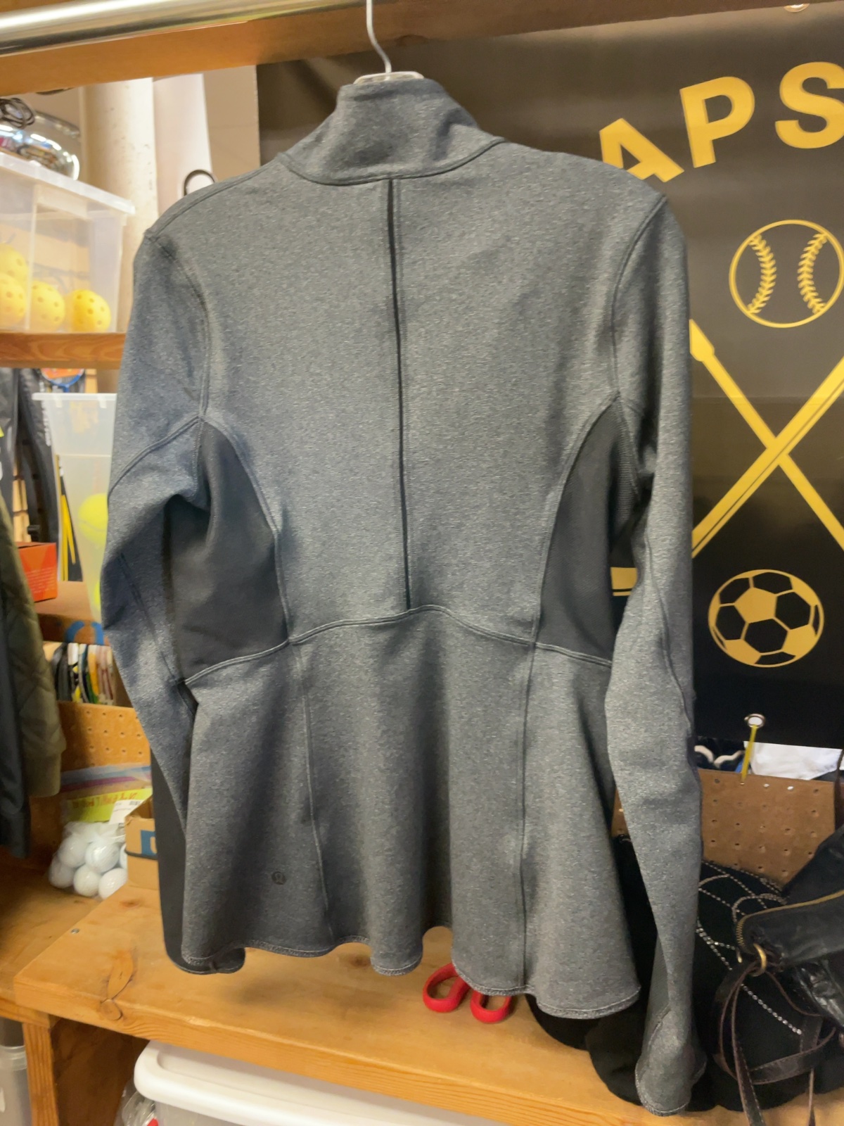 Lululemon Size 10 Grey Full Zip Running Jacket