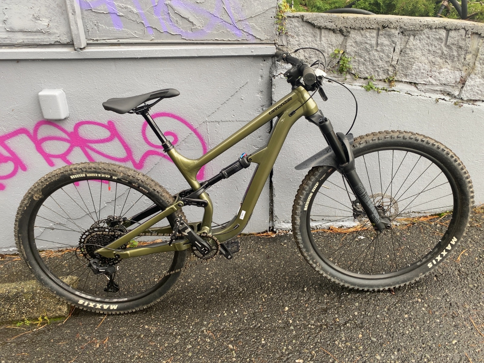 Cannondale Habit Full Suspension Mountain Bike Olive Green