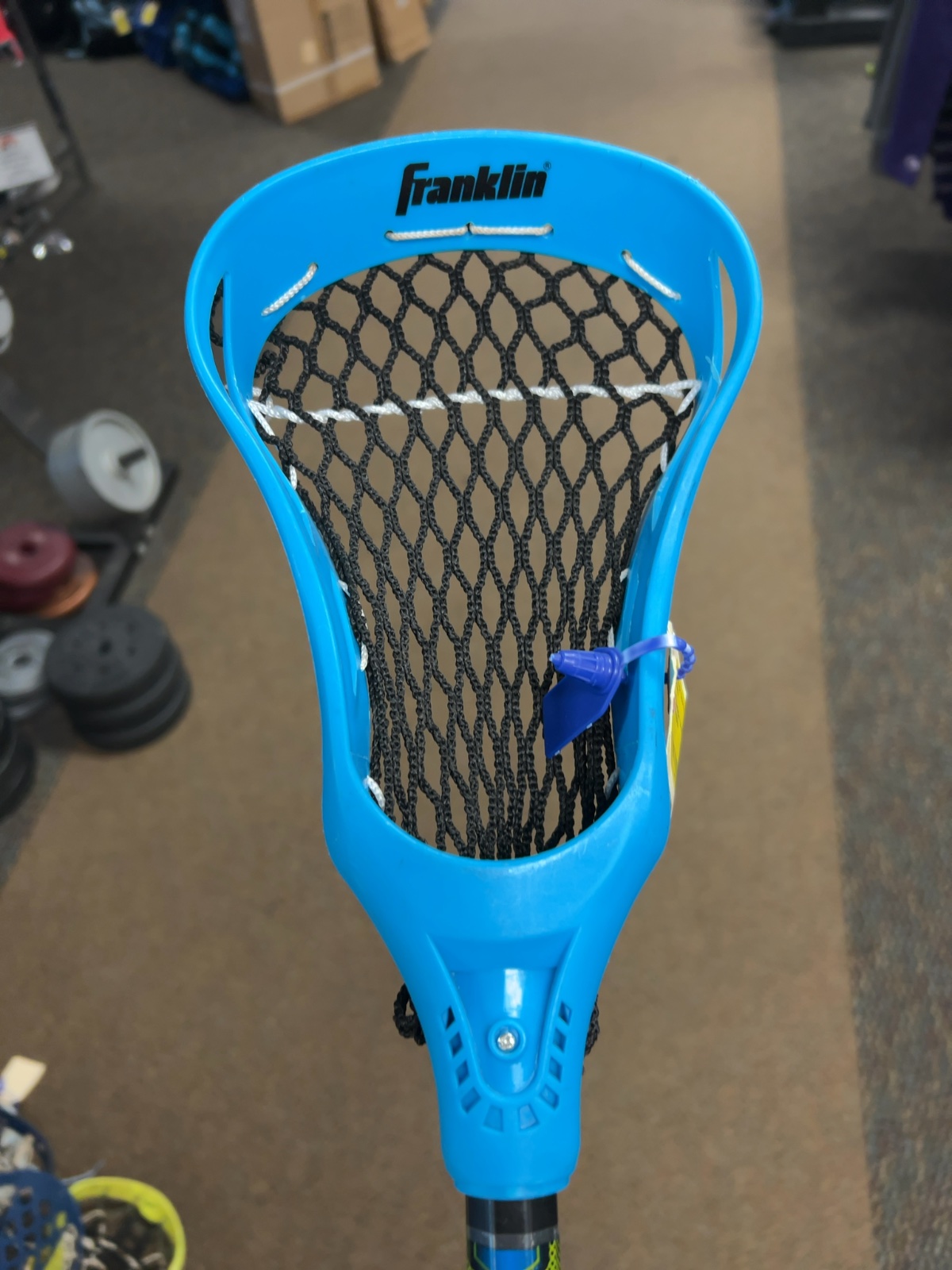Franklin Sports Venom 32 Youth Lacrosse Stick Blue/Black Good