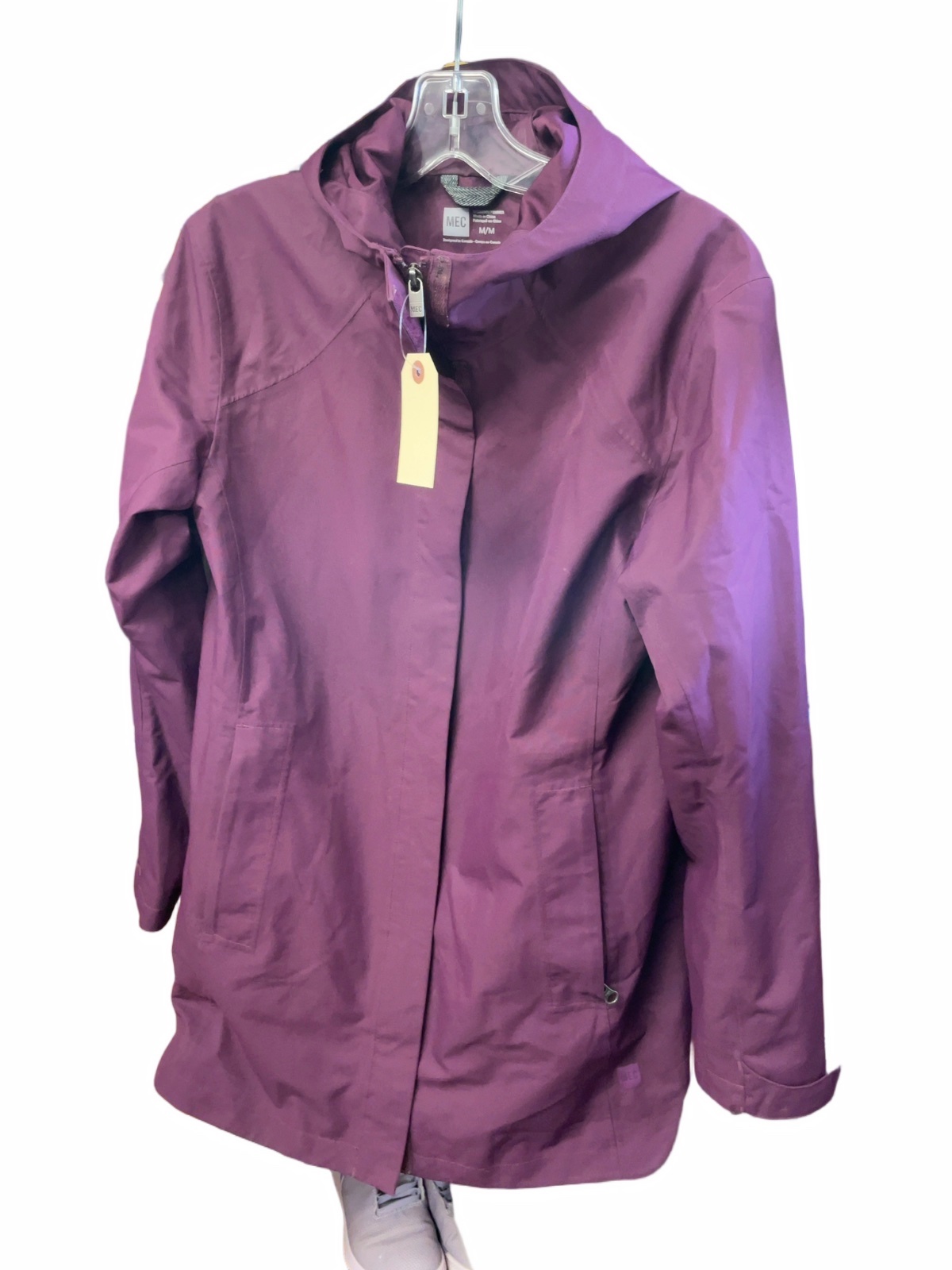 MEC Rain Jacket Size M Purple - image 1