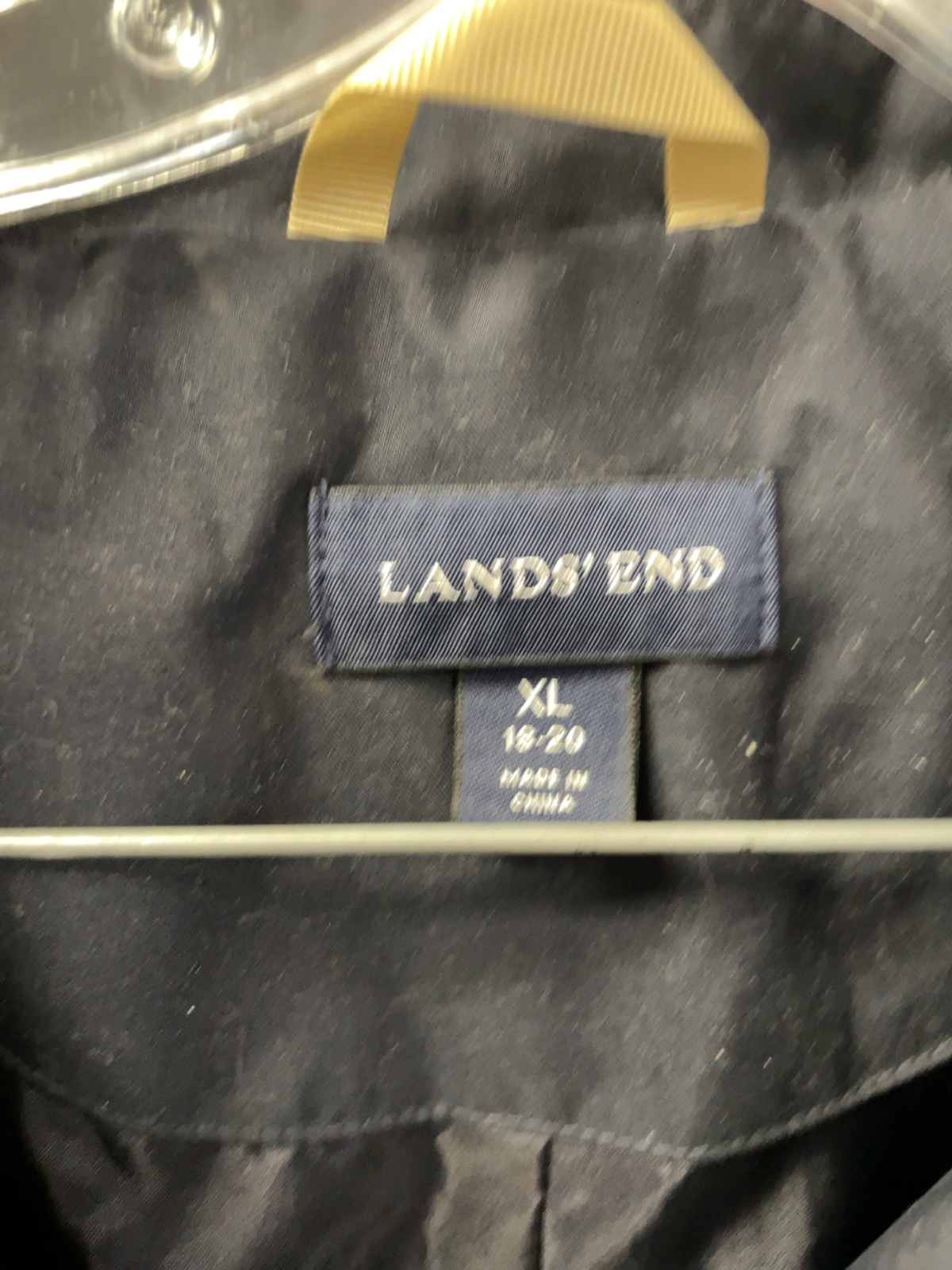 Lands' End Jacket Shell Size XL (18-20)