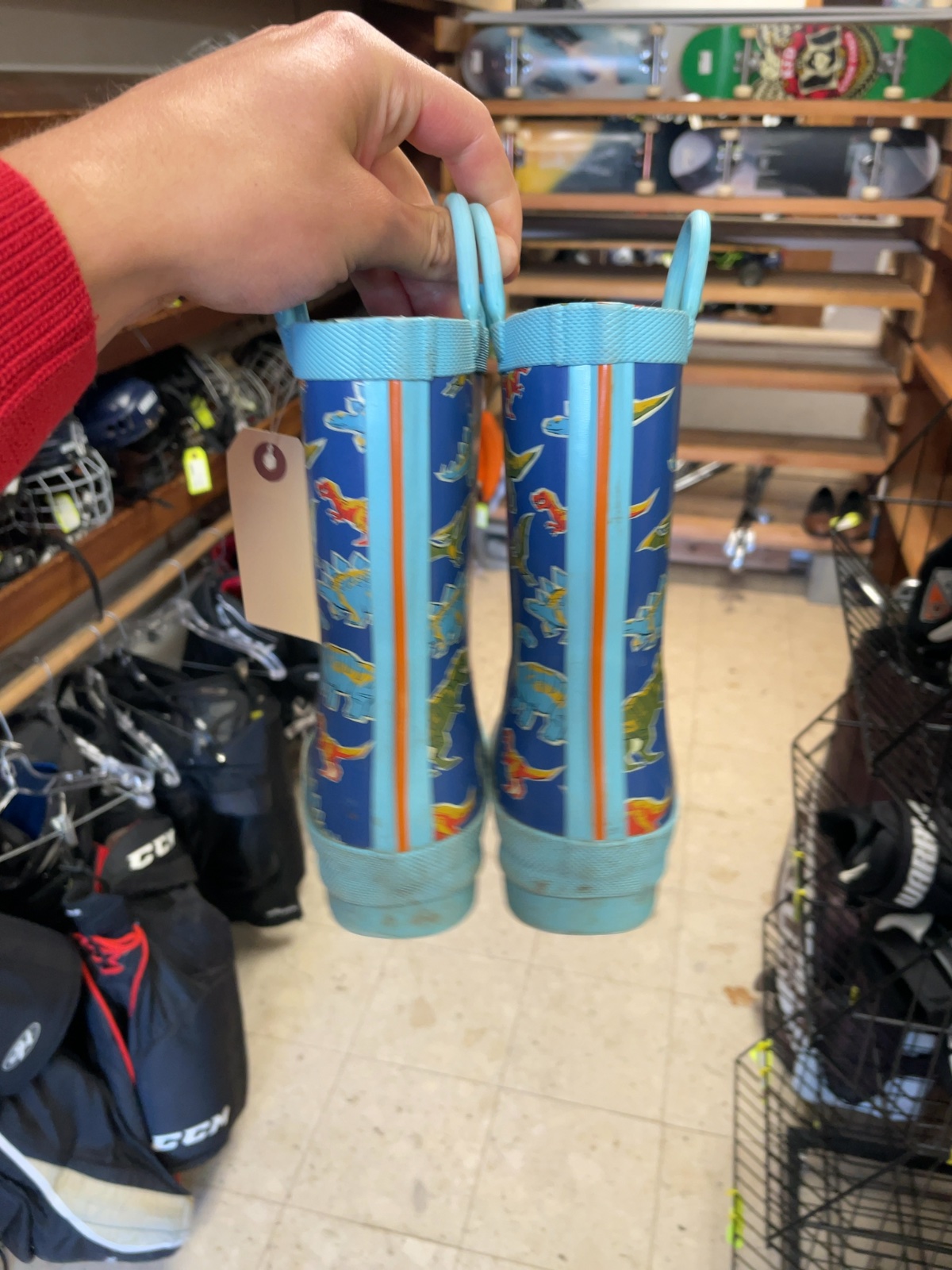 Hatley Dinos Size 11C Rain Boots