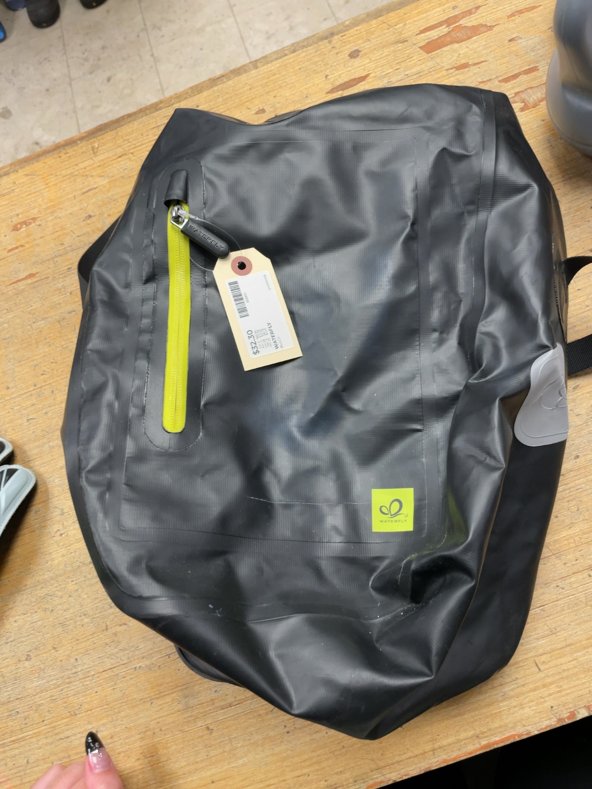 Waterfly Waterproof Bicycle Pannier Backpack Black