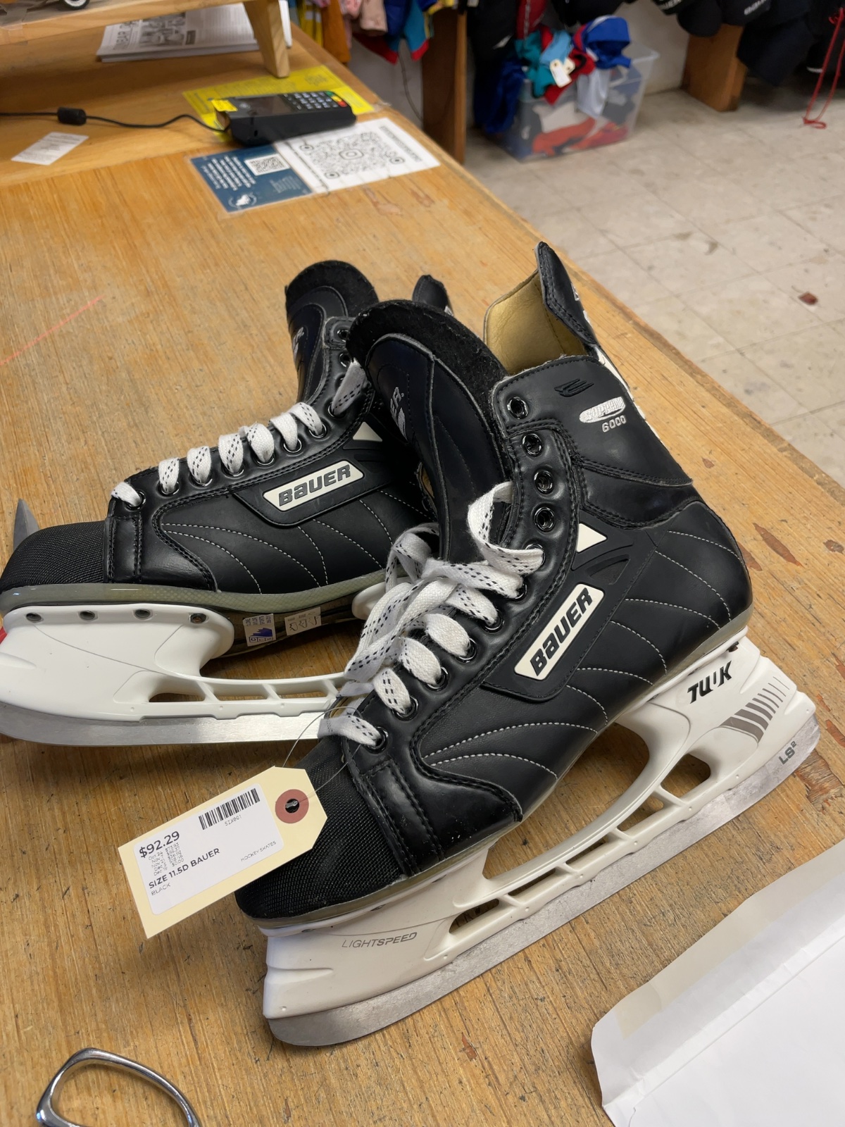 Bauer Supreme 6000 Size 11.5D Ice Hockey Skates