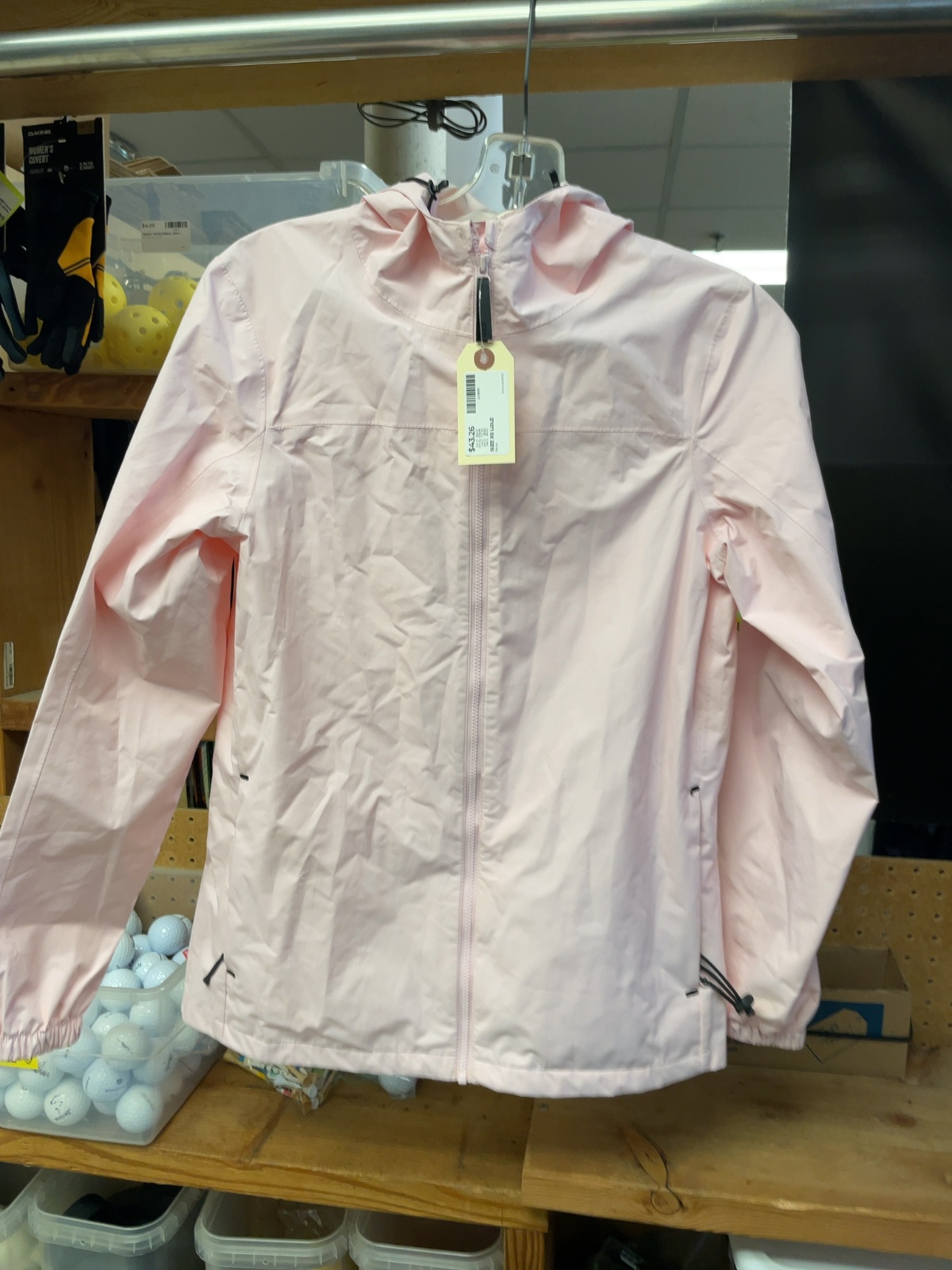 Lolë Rain Jacket Size XS Light Pink