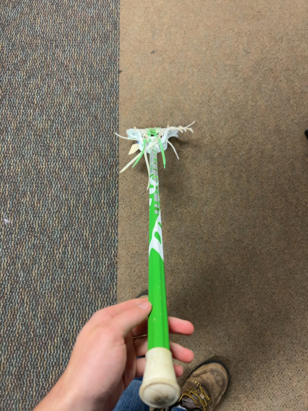 Brine Allure Women's Complete Lacrosse Stick Good White/Green