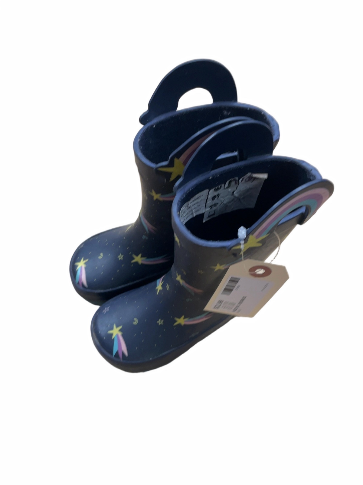 George Shooting Star Rain Boots Size 5C Blue - image 1