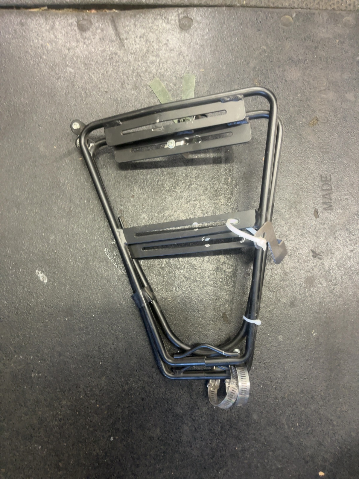 Bicycle Lowrider Front Pannier Rack Set Black Good