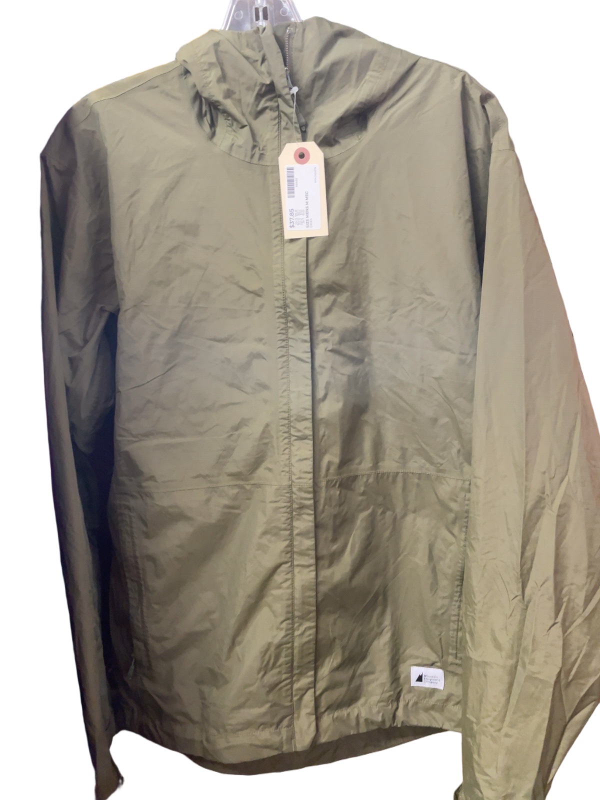 Mountain Equipment Company S/P Hooded Rain Jacket Olive Green