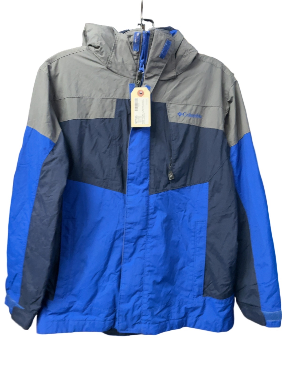 Columbia Omni-Shield Hooded Rain Jacket Youth 14/16