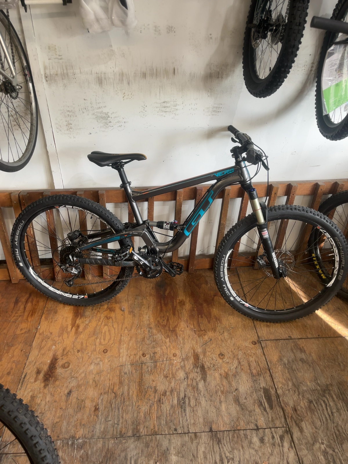 GT Verb Comp Full Suspension Mountain Bike 27.5" 6061 Aluminum Size M 140/135mm