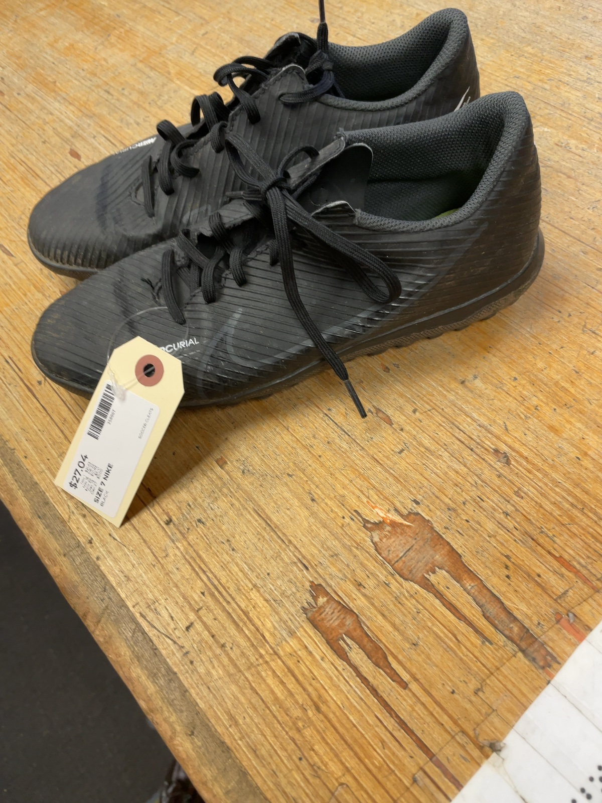 Nike Mercurial Size 7 Turf Soccer Cleats - image 1