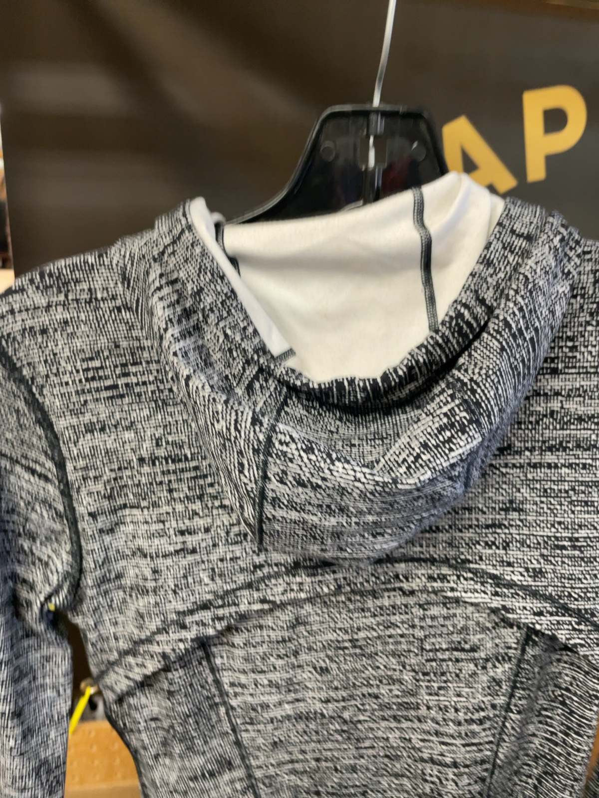 Lululemon Scuba Hoodie Size 4 Grey/Black
