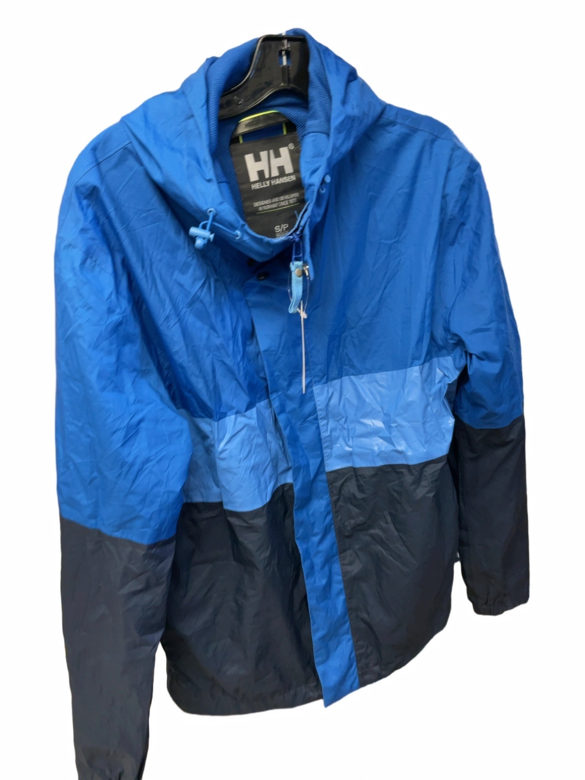 Helly Hansen Size S/P Rain Jacket Blue - image 1