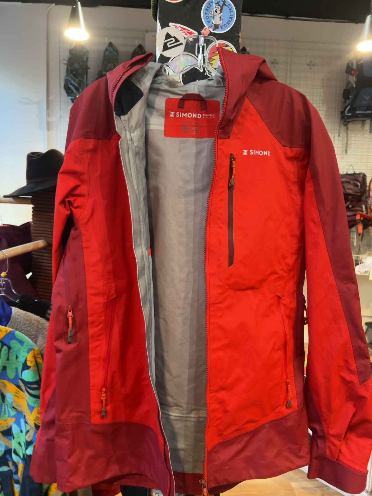 Simond Alpinism Waterproof Jacket Red S