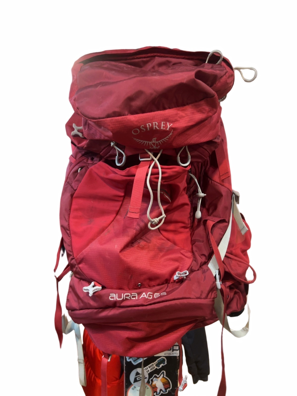 Osprey Aura AG 65 Backpack Red Good OSFA