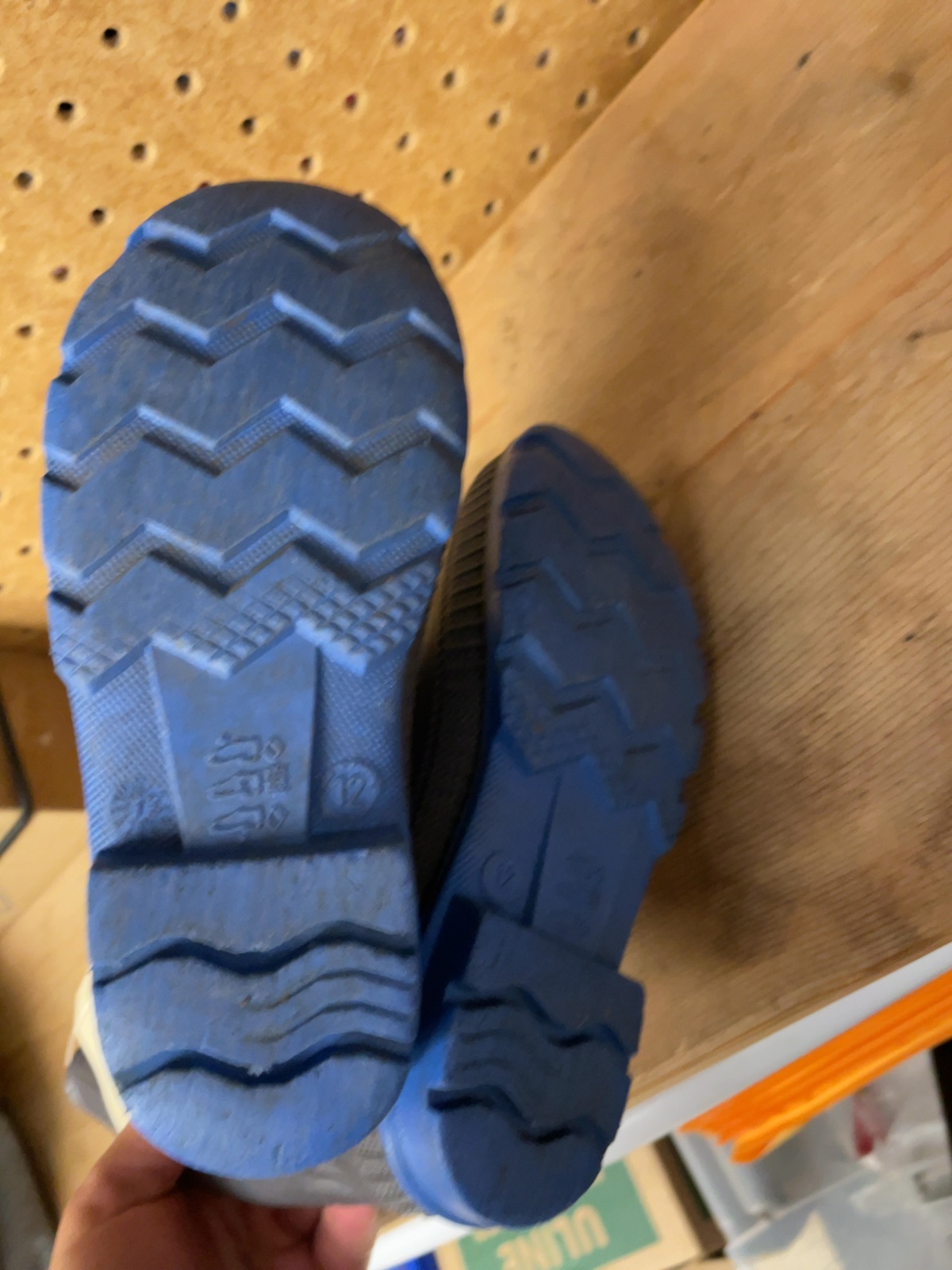 Kamik Rain Boots Size 12C Grey Blue