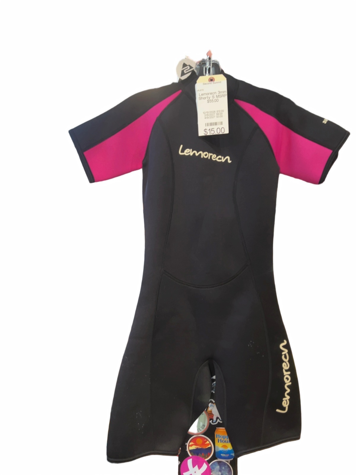 Lemorecn 3mm Shorty Wetsuit Good S