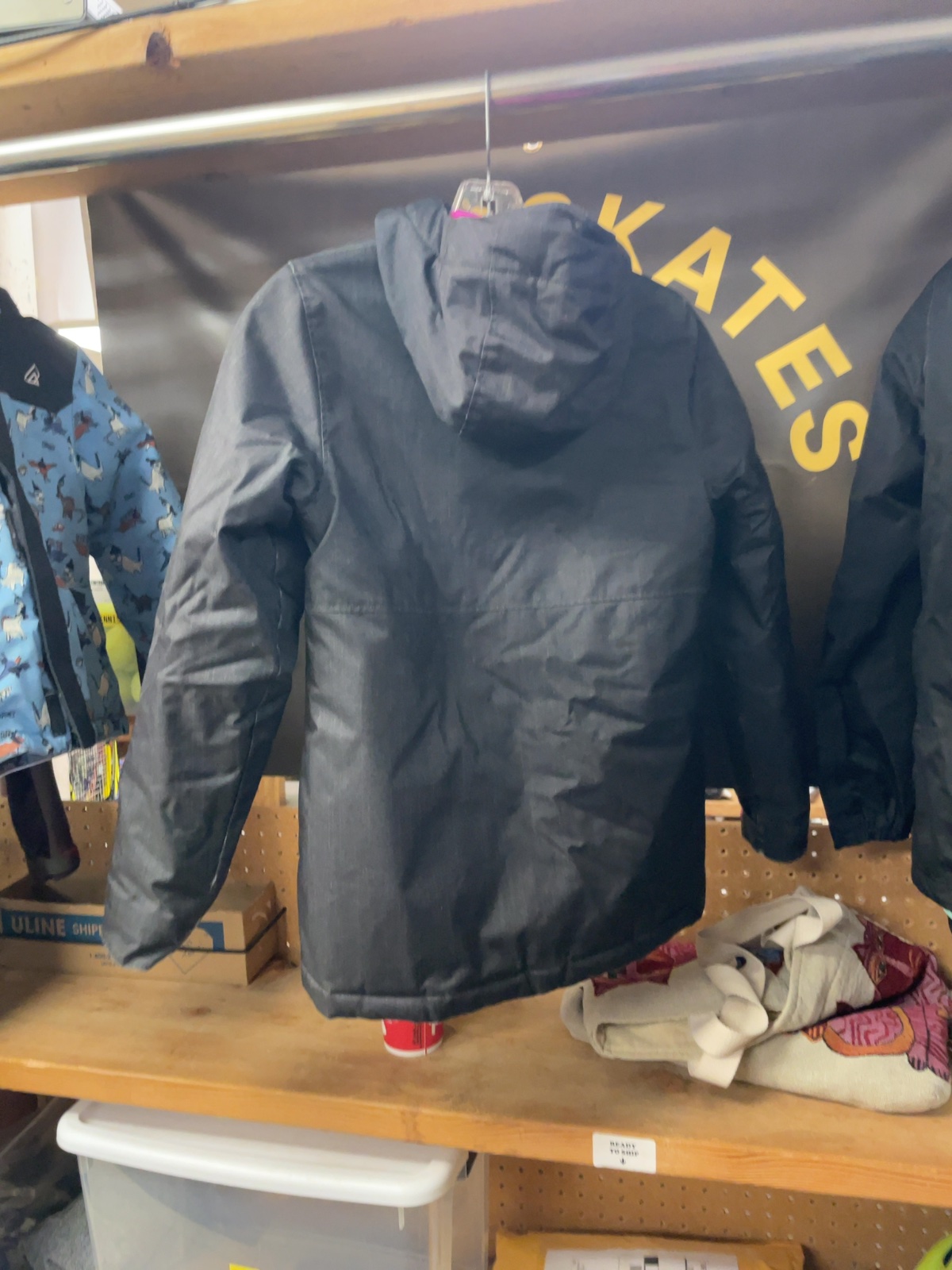 MEC Youth Size 10 Winter Jacket Grey/Pink
