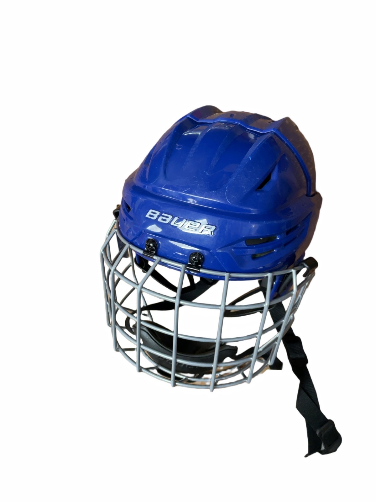 Bauer RE-AKT 55 Size S (52-57 cm) Hockey Helmet with Cage Blue - image 1