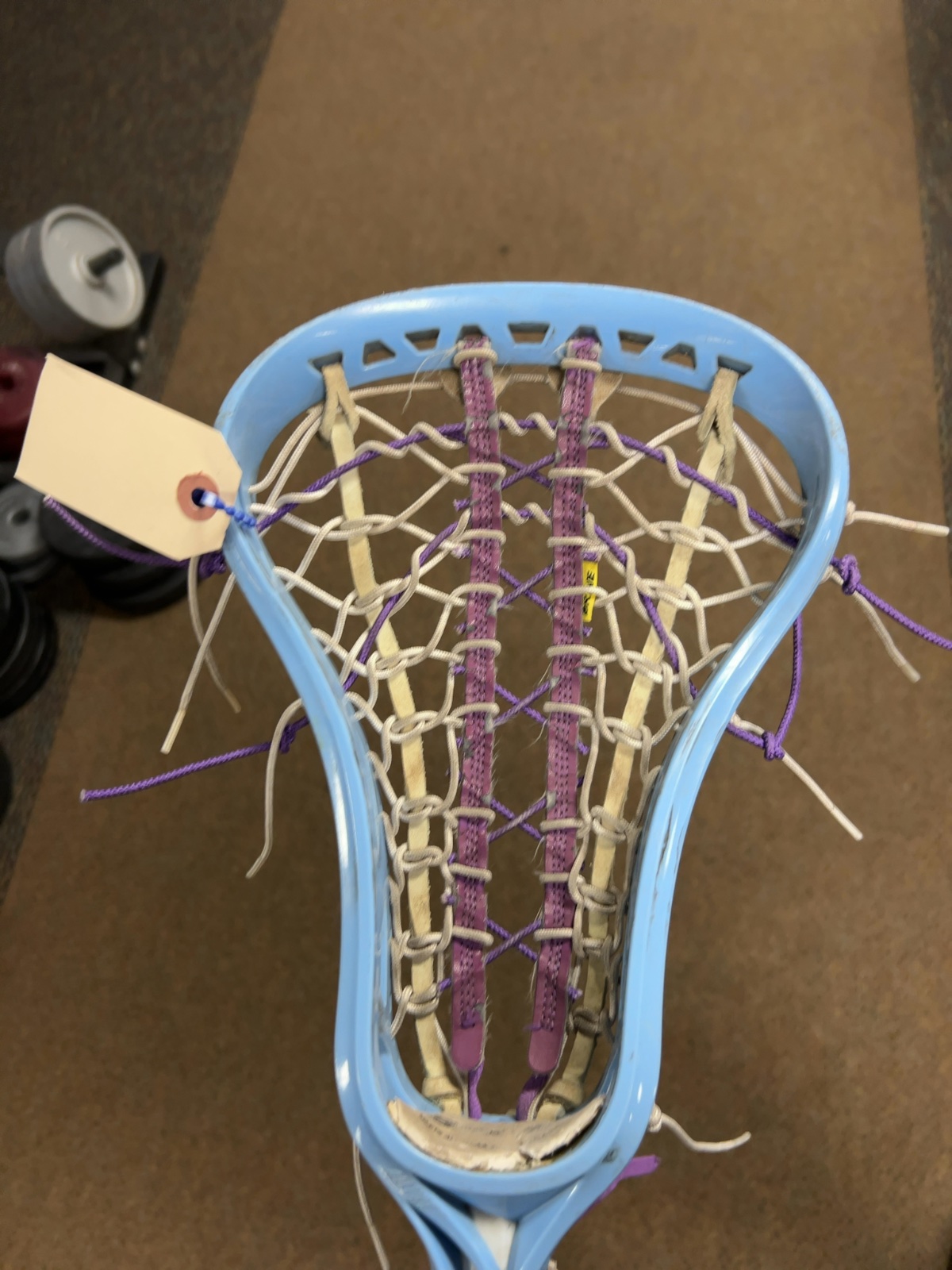 Brine Women's Complete Lacrosse Stick Blue / Purple / White Good