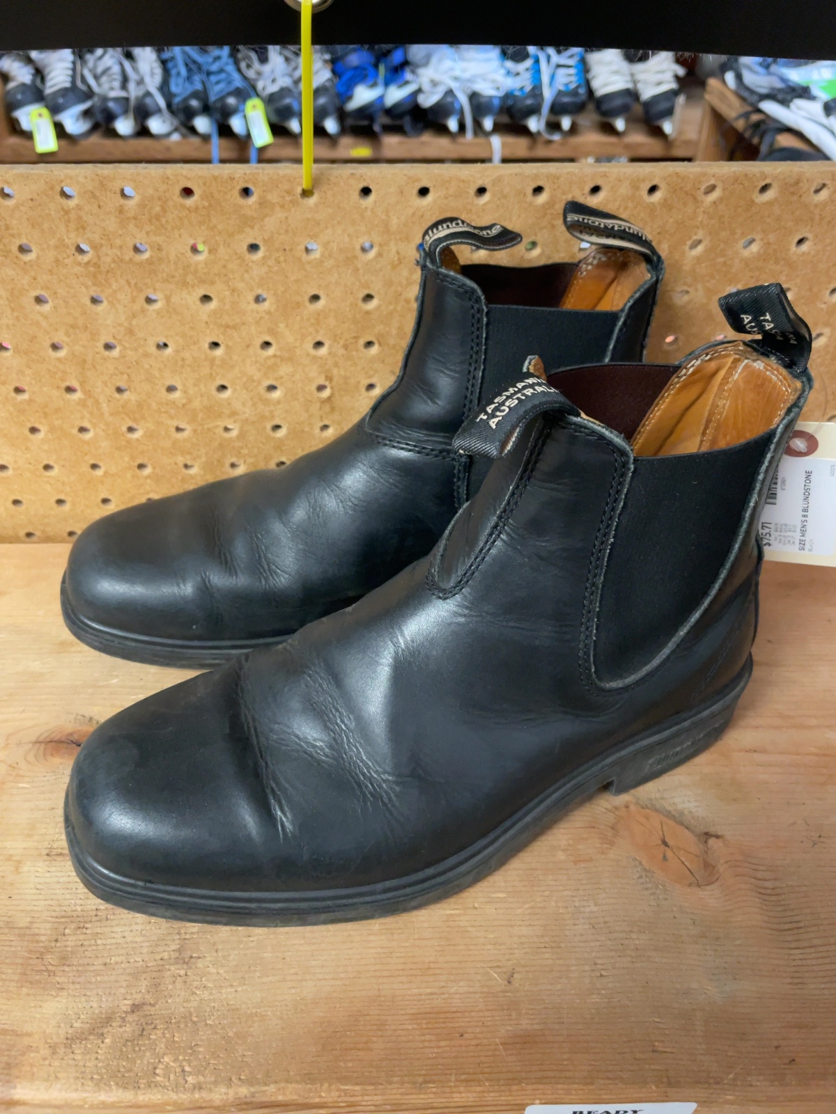 Blundstone Chelsea Boots Size Men's 8 Black Leather
