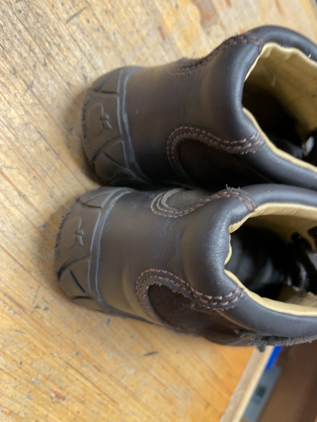 Pom d'Api Hiking Boots Size 3 Brown/Black