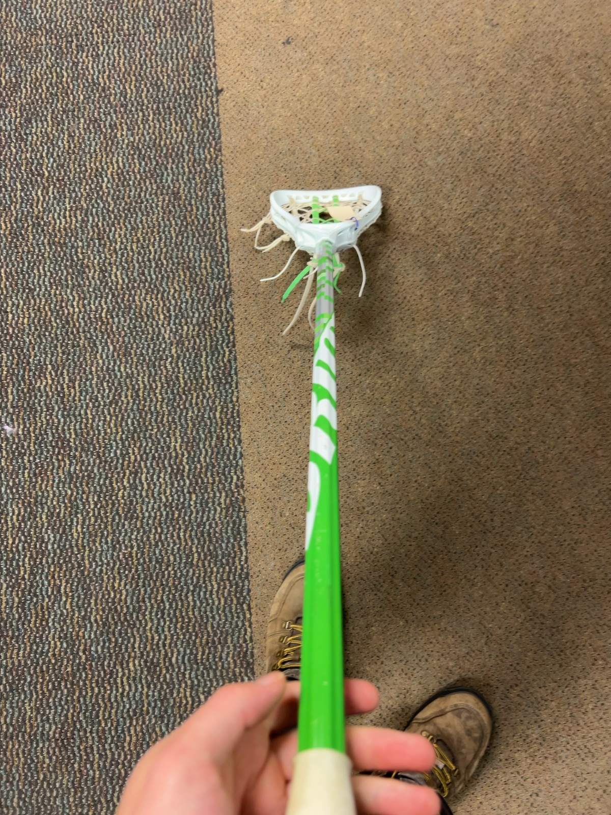 Brine Allure Women's Complete Lacrosse Stick Good White/Green