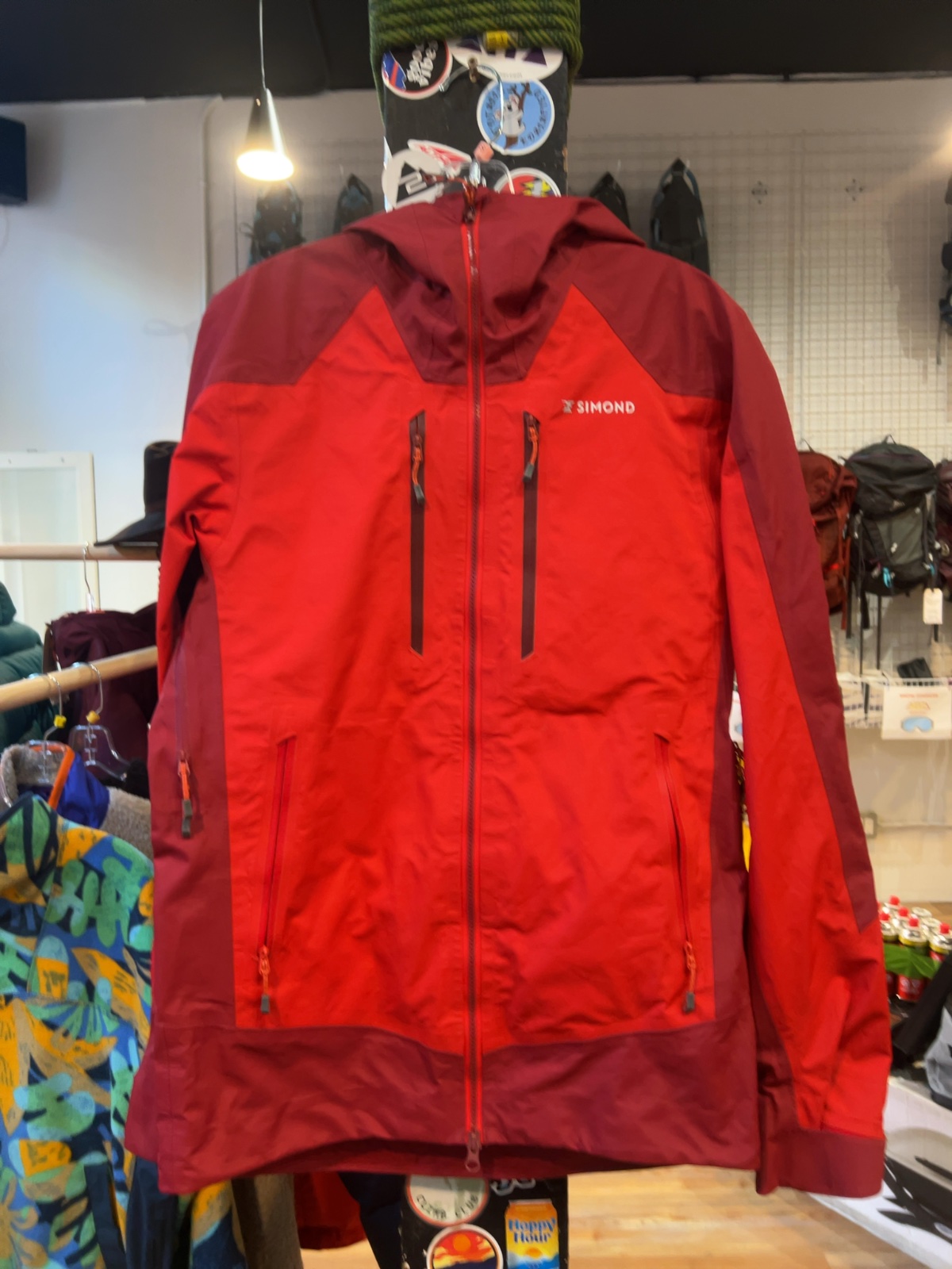 Simond Alpinism Waterproof Jacket Red S
