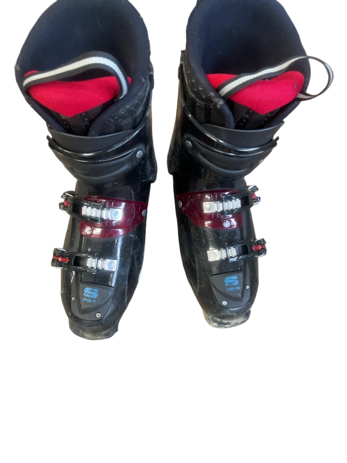 Alpina 3FX Ski Boots Size 29.5 335mm Black Good - image 1