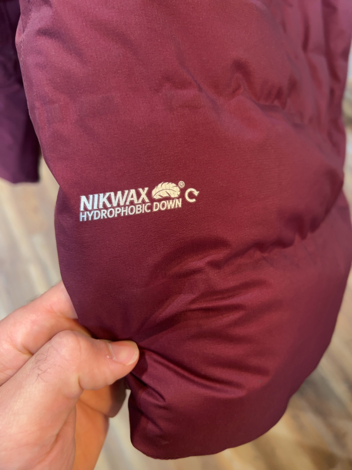 Rab Valiance Waterproof Down Jacket Burgundy Fair M