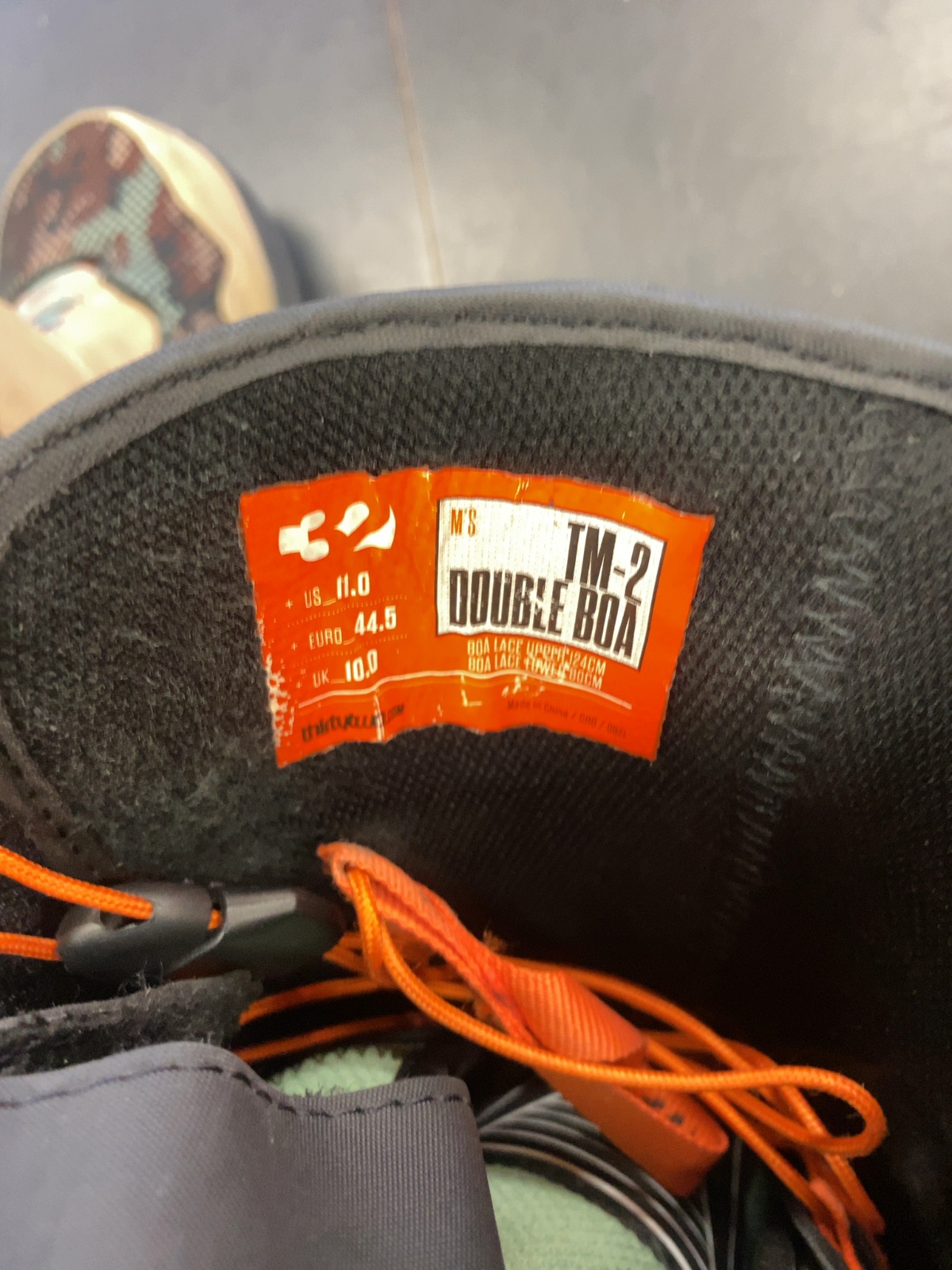 ThirtyTwo TM-2 Double BOA Snowboard Boots Size 11