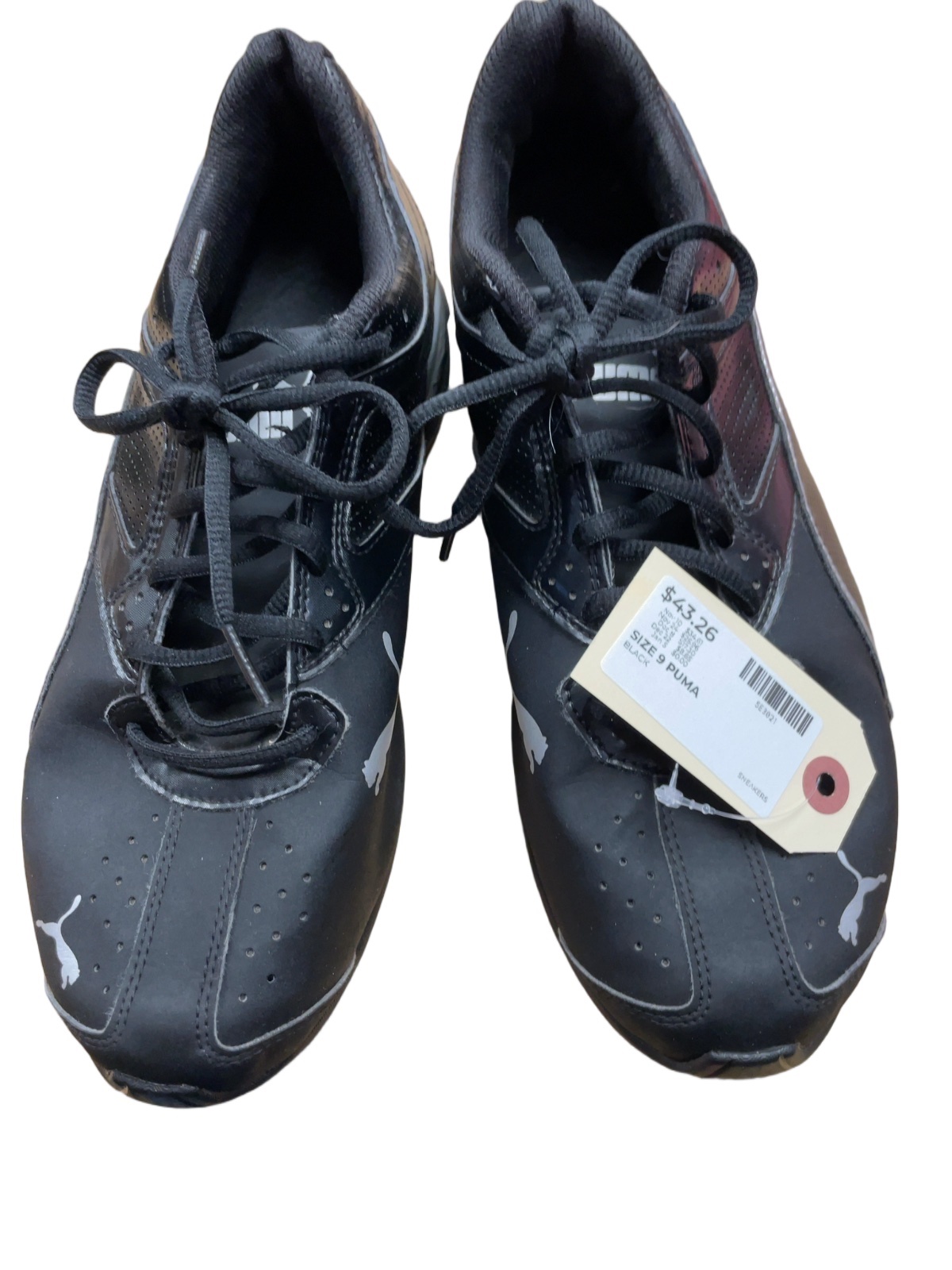 Puma Tazon 6 Size 10 US Black Sneakers - image 1