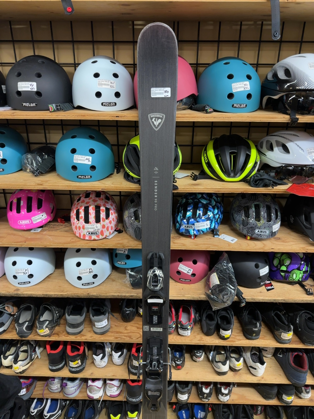 Rossignol Sender 90 Pro Downhill Skis With Look Bindings - 180 cm - image 1