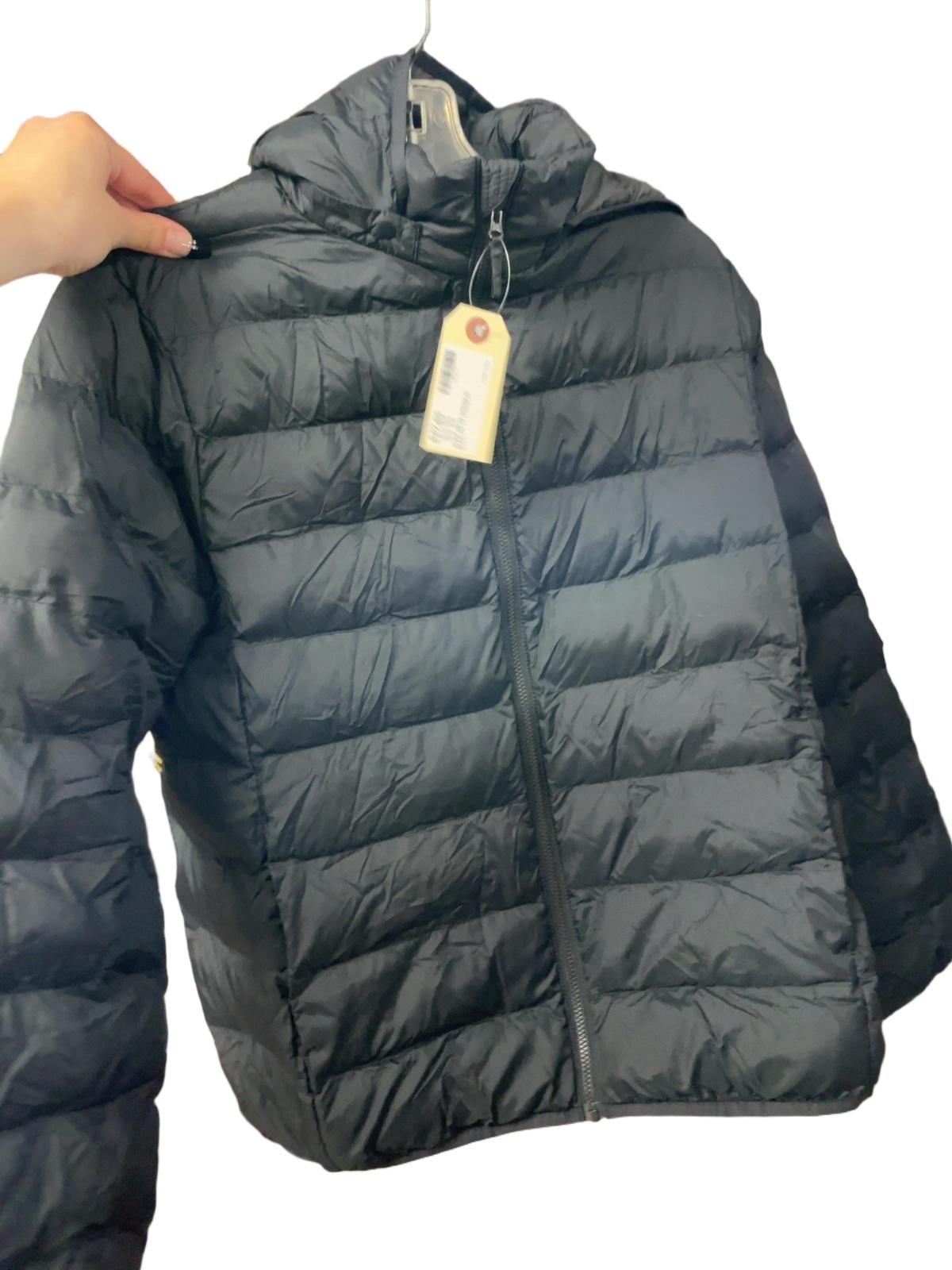 Uniqlo Hooded Puffer Jacket Junior Size 13 - image 1