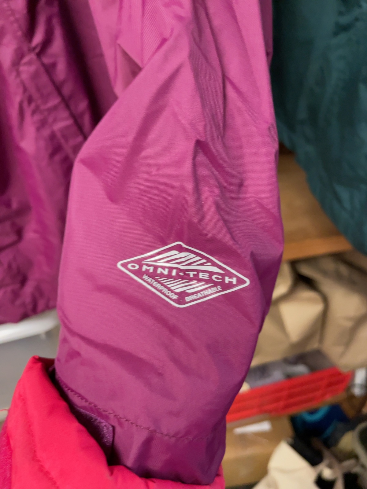 Columbia Omni-Tech Hooded Rain Jacket Size 1X