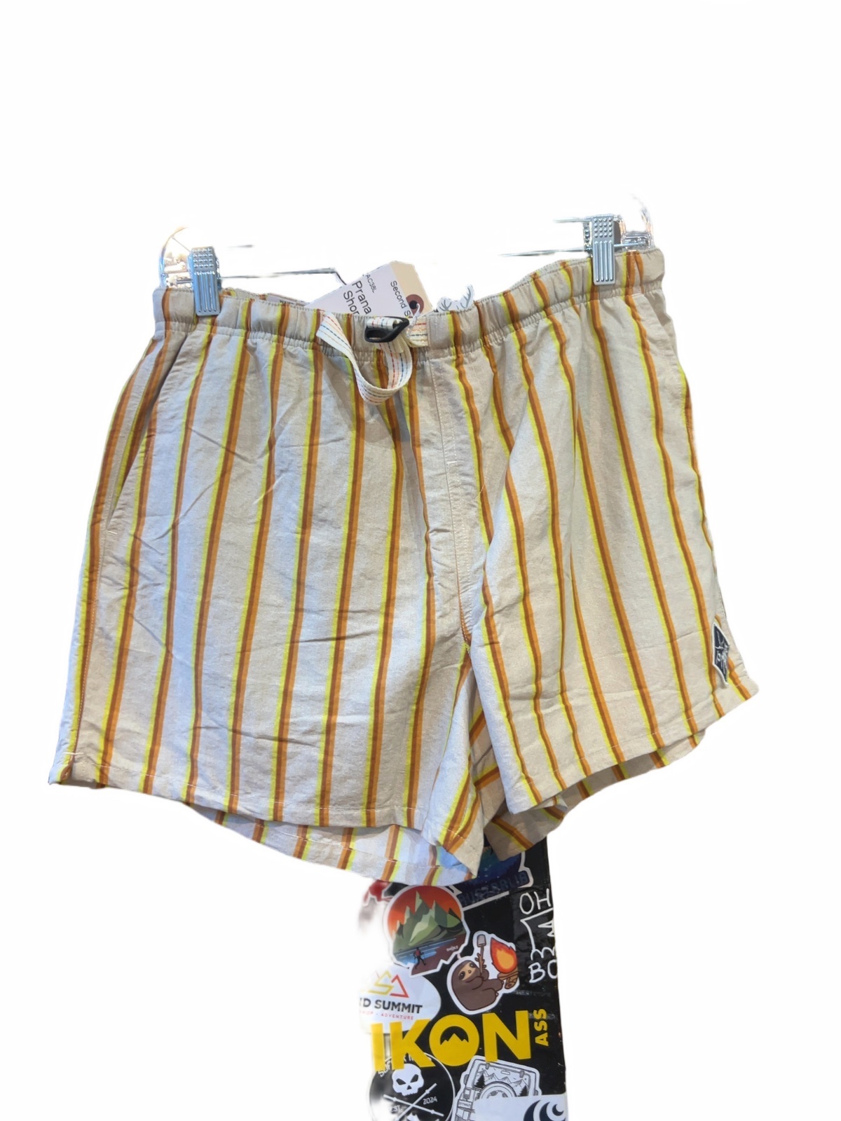 prAna Bahamas Short Striped Casual Shorts S New With Tags - image 1