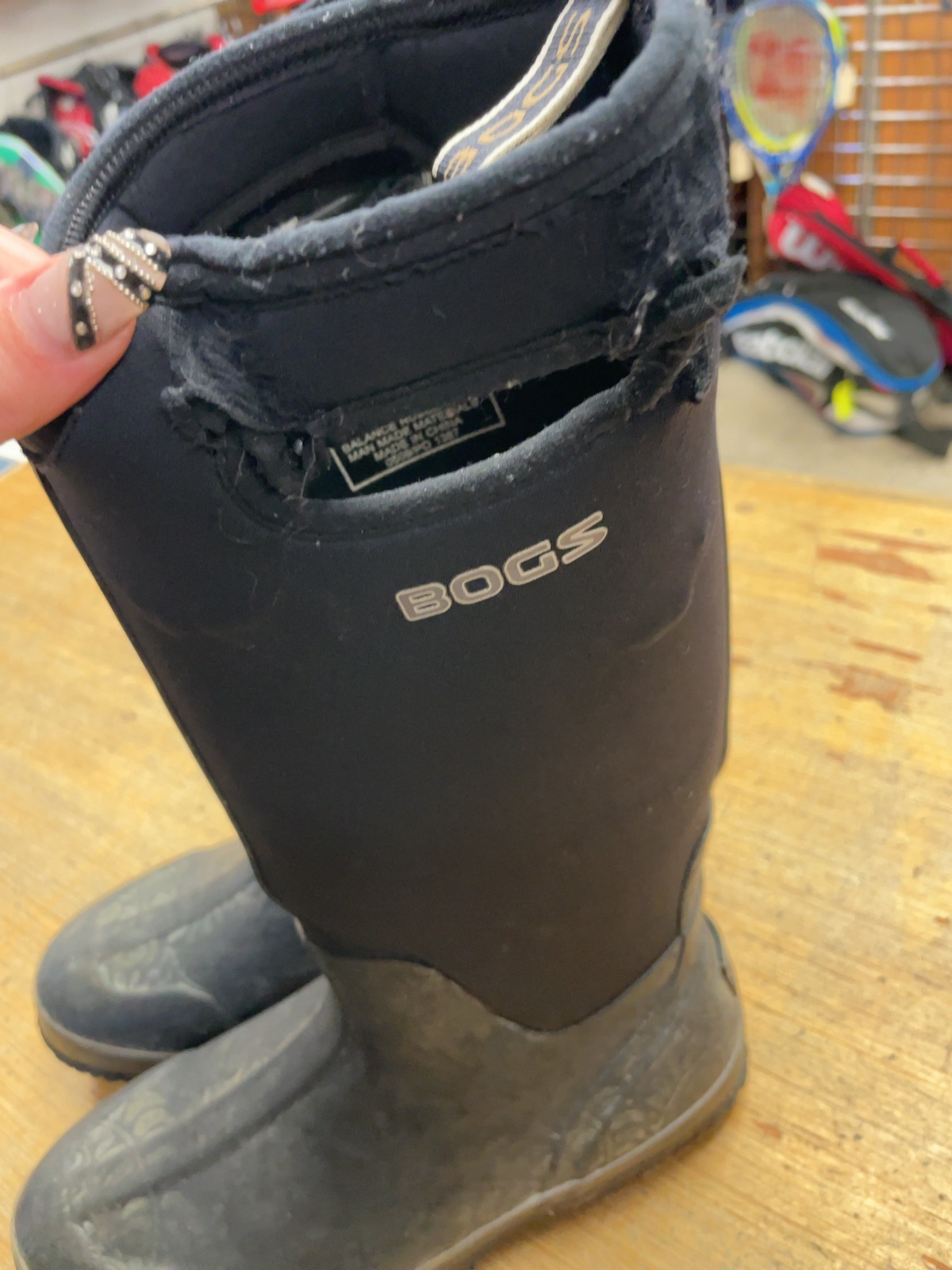Bogs Classic High Fern Size US 9 Waterproof Rain Boots